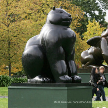 Replica famous Barcelona bronze large fat cat outdoor statue